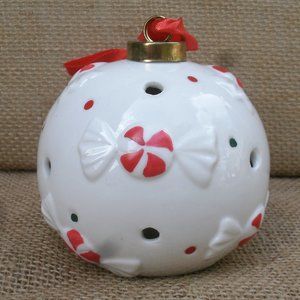 Vintage Lightscapes Porcelain Ornament lights up